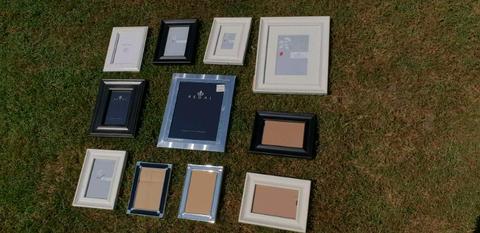 11x photo frames assorted sizes