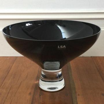 LSA International hand made glass fruit presentation bowl (was $349)