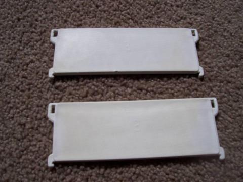 Spare parts: 2 vertical blind weights from older blinds