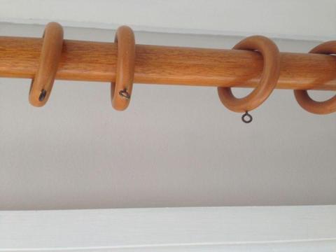 Curtain rods and rings