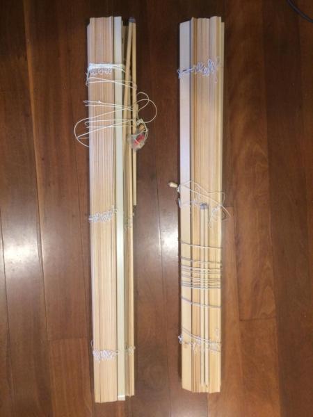 Timber venetian blinds