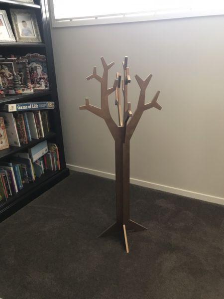 Gold Tree Hat Stand