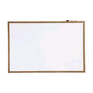 Magnetic whiteboard oak - 900mm x 600mm