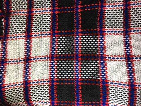 Handmade Crocheted Tartan Rugs