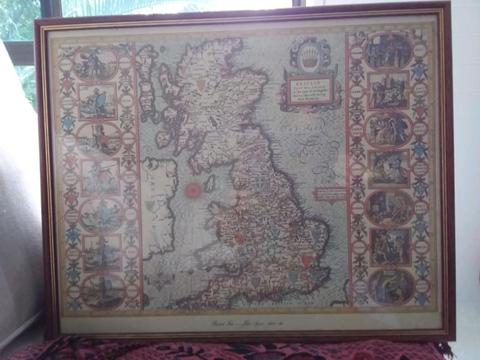 Framed print of Britain in the age of the Saxons