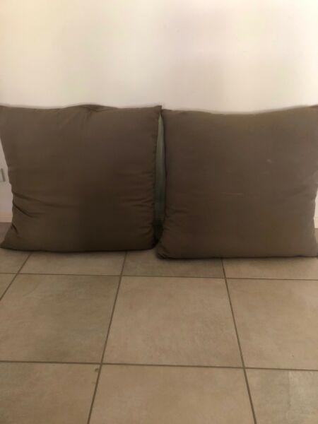 Oversized cushions