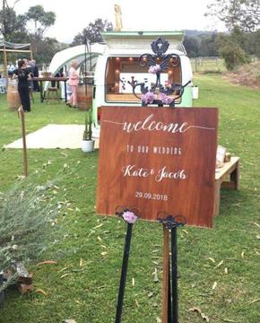 Wooden sign for decal - wedding sign