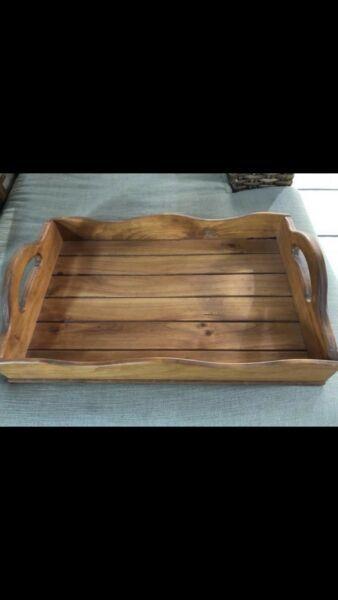 Located Samford Valley. Large timber serving tray. 40 x 60cm