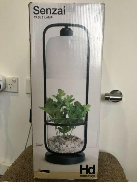 Senzai planter table lamp (brand new)