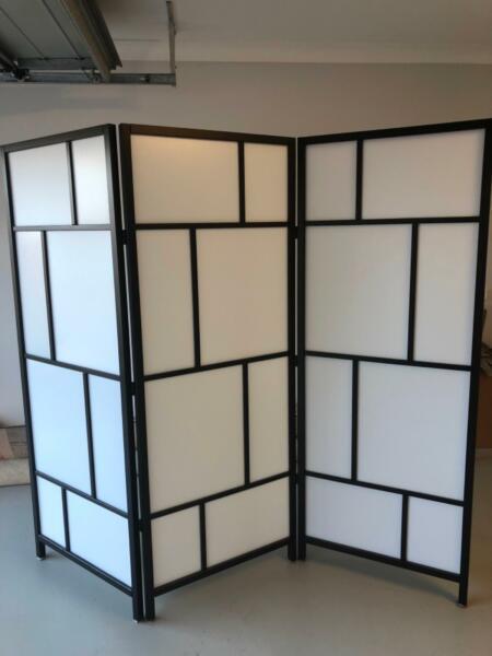 Black and white Room Divider or Screen