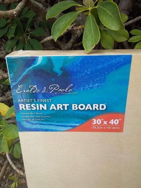 Resin art board 30 x 40 inches diy