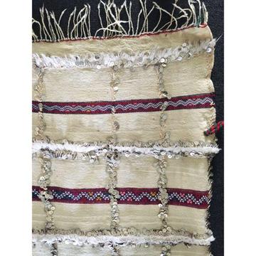 Moroccan Wedding Blanket Throw Rug