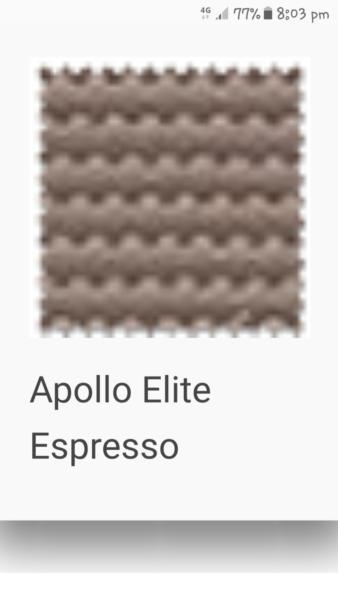 4 x roller blinds - Espresso 716x1250mm