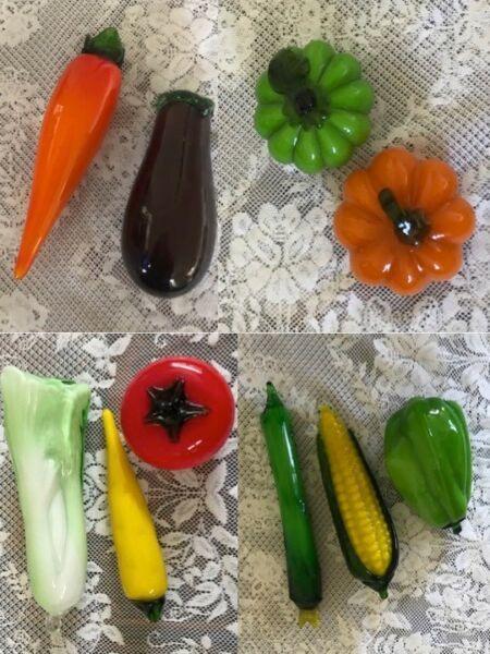 QUALITY GLASS VEGETABLES ASSORTMENTS $20 or $30 EACH LOT