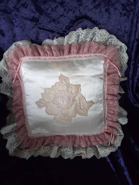 Embroided cushion for sale