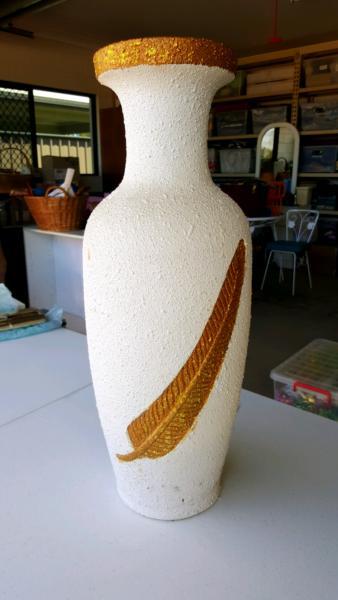 Gold trim vase