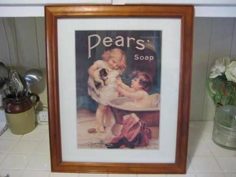 Pears Soap Pictures - 3 Large available