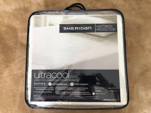 Sheridan Ultracool Mattress Protector - Double Bed NEW