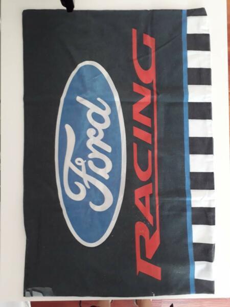 Ford Racing Quilt Cover and Pillow Case Single Bed Set
