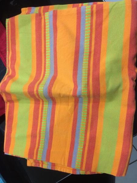 Tablecloth - strong cotton cloth - bright colours