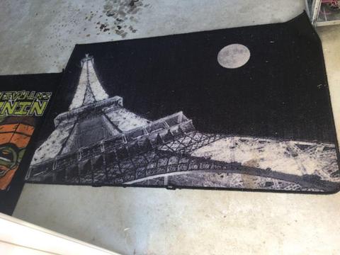 Paris floor rug