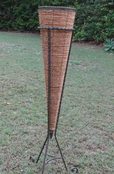 Wicker Cone Shape Vase with the Stand !!!