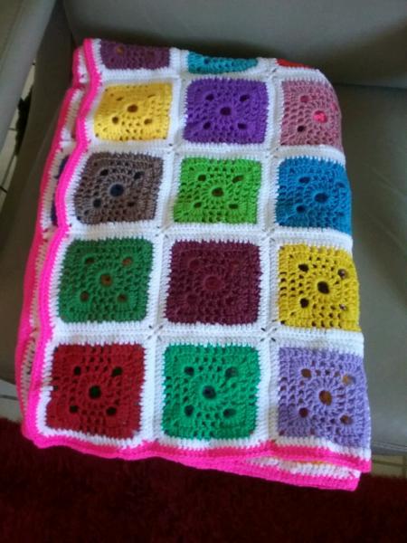 Handmade crochet blankets