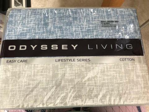Odyssey Living Cable Beach Kingsize quilt cover set