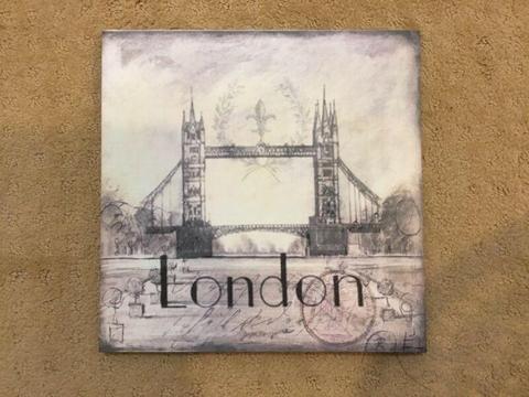 Tower bridge London canvas print