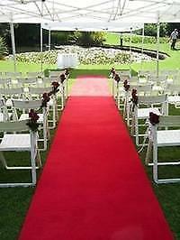 Red Event Party Wedding Aisle Carpet Runner