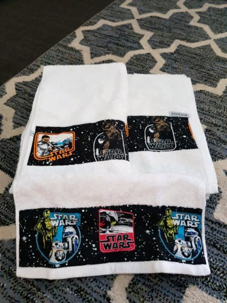 Brand new handmade towel, hand towel and washer