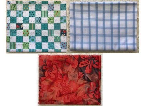 LOT 20-22 FABRIC QUILTING MATERIAL COLLECTION NEW $5 EACH