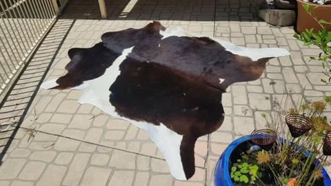 Genuine cow hide rug XL
