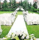 White Plush Pile Wedding & Special Event Carpet Runner
