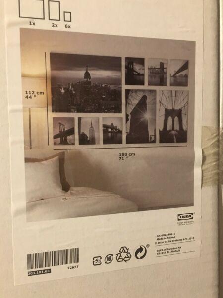 Brand New IKEA Wall Art - 9 pieces 179x112cm