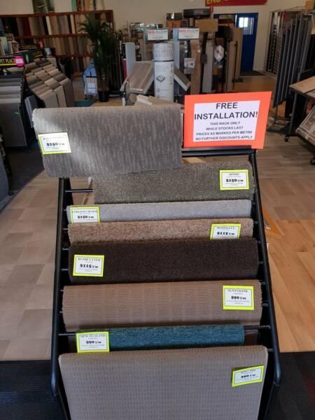 CARPET WITH FREE INSTALLATION