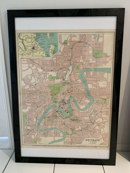 Brisbane map and spare frame