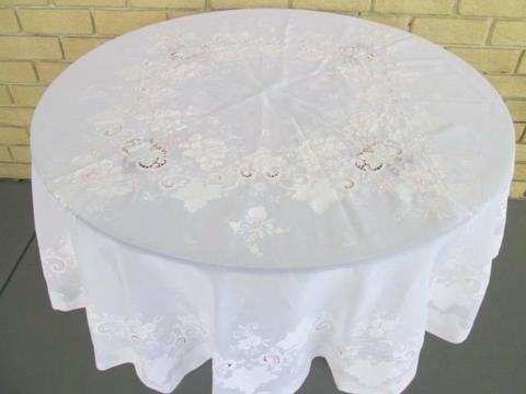Gorgeous Vintage Sheer Lightweight Tablecloth