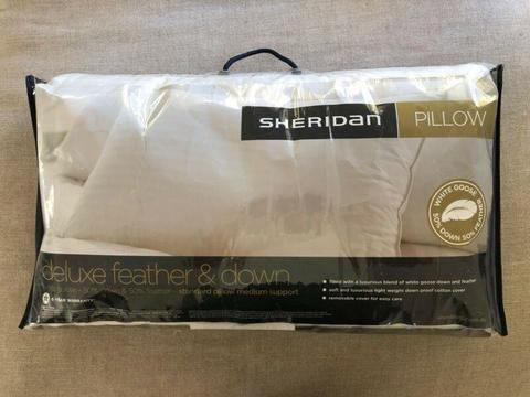 Sheridan Deluxe Feather and Down Pillow