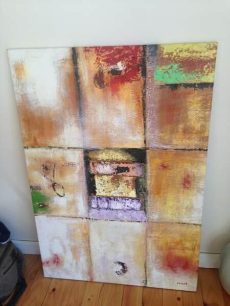 Large Original Abstract Artwork Approx 120cm x 84cm