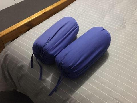 Blue Round Cushions