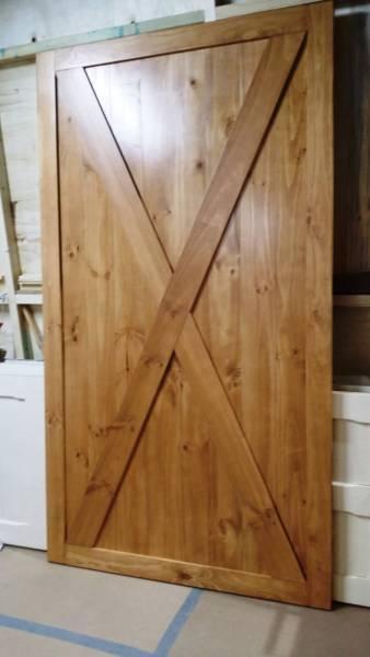Solid pine barn doors made to order