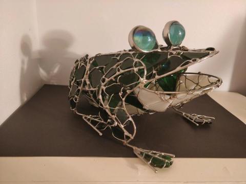 Mosaic glass frog