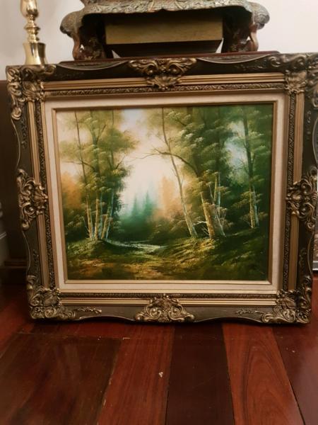 Beautifully framed oil painting $95.00