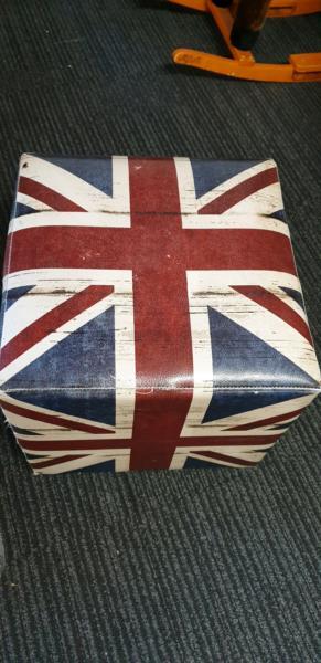 UK household goods footstool and storage box