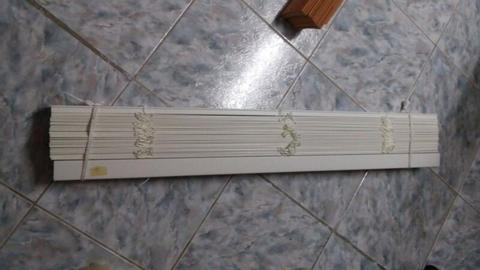 Cream Venetian blind