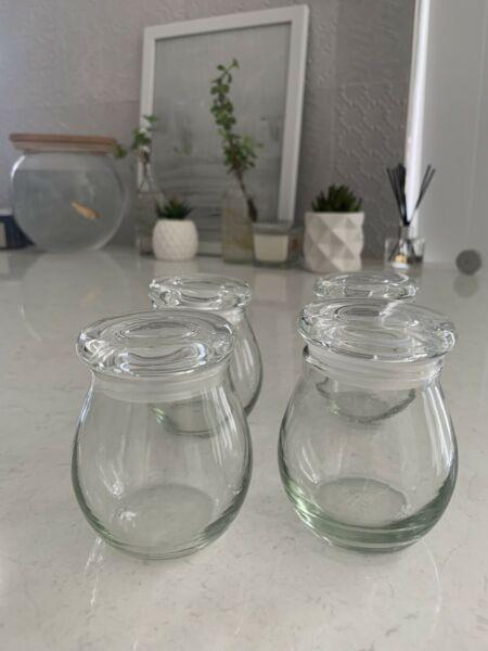 Bulb glass jar for candle making, wedding decor