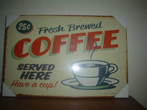 COFFEE PRINT CANVAS
