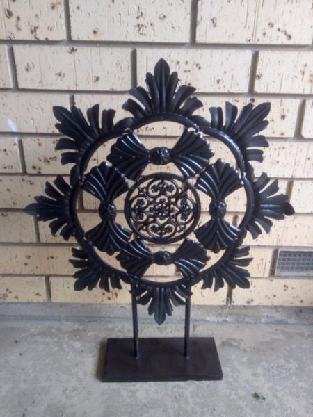 Black Metal Decorative Piece
