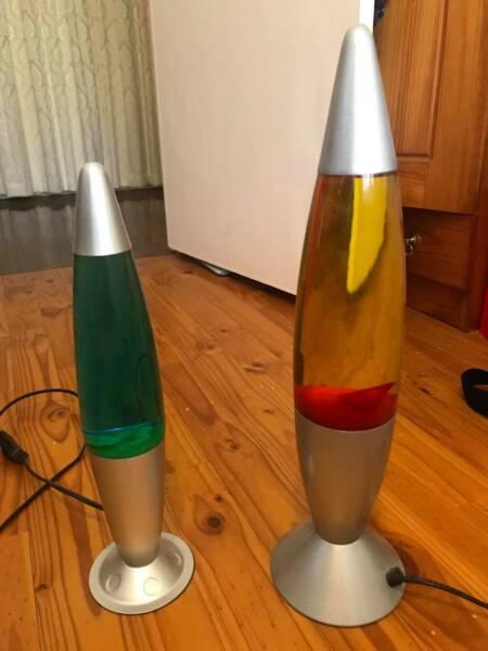 Large and Medium size Lava Lamps - $30 for both